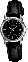 Casio Siyah Deri Kadın Kol Saati CA72900